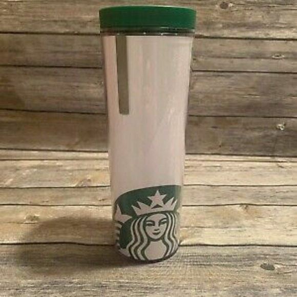 NWT Starbucks cofee white & green logo 16oz